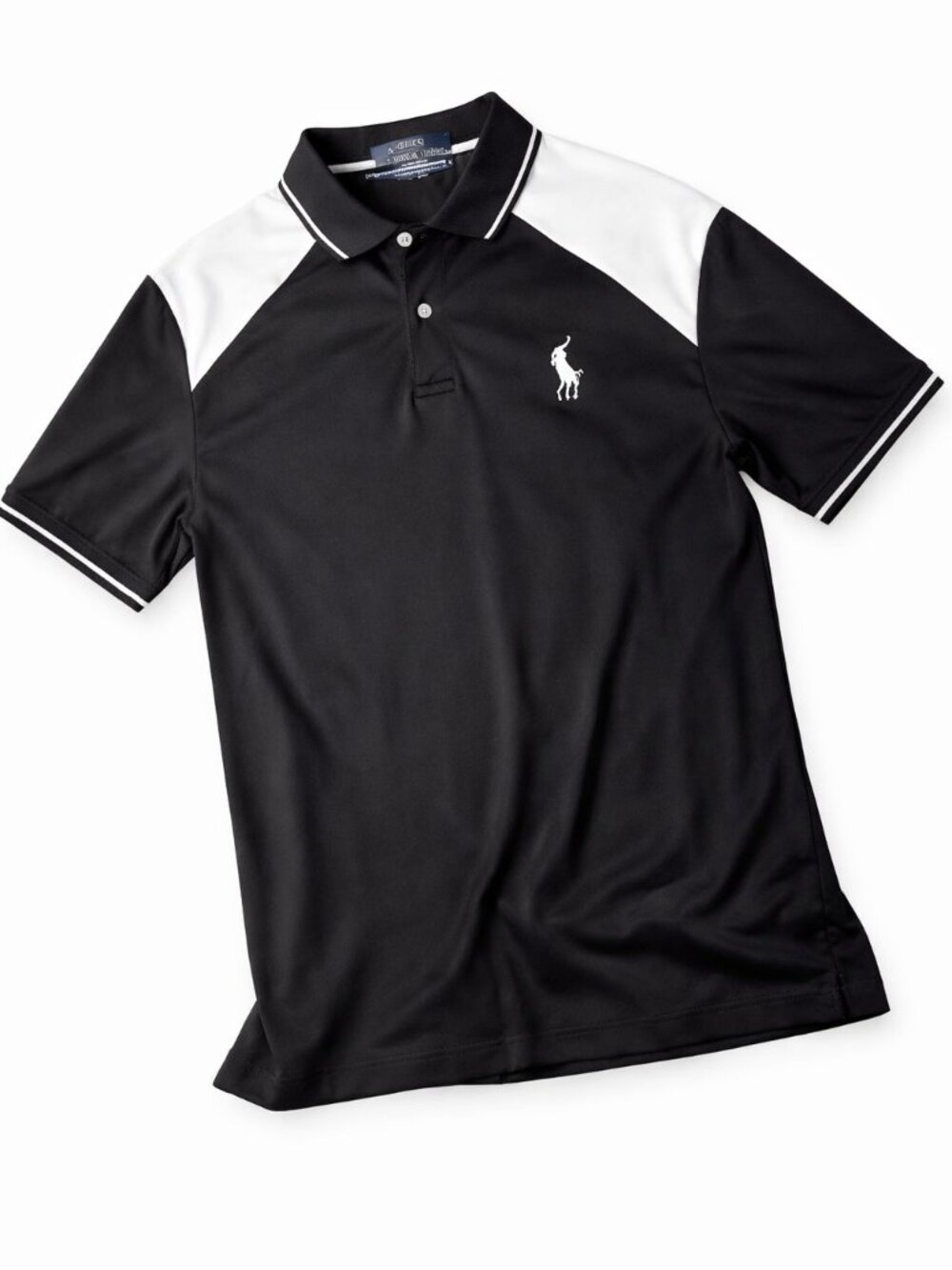 Polo Ralph Lauren Performance Polo Shirt Men’s L Black Moisture Wicking EUC